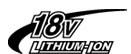 18V-Cordless Lithium ion